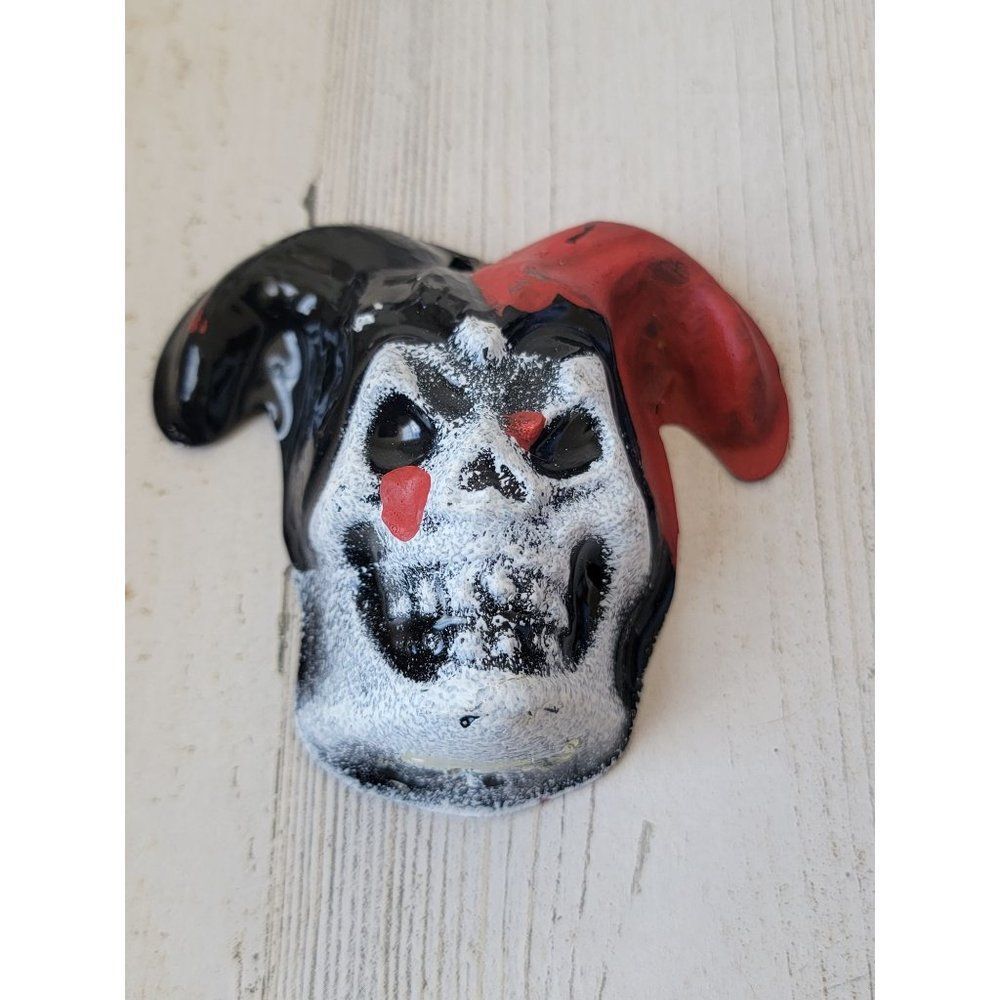 Plastic Skeleton Jester clown Halloween decor